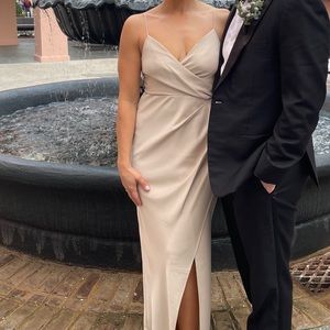 BHLDN Freya Satin Charmeuse Dress